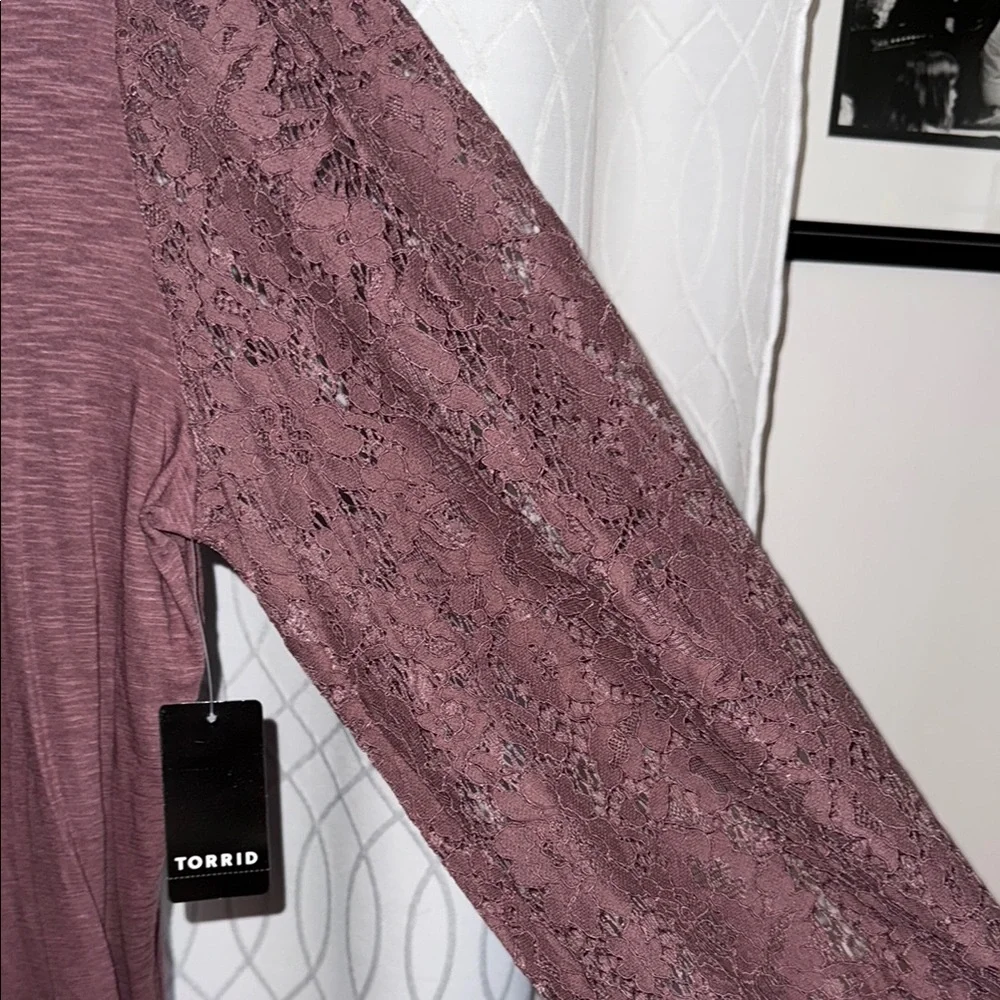 Torrid Super Soft Slub Jersey with Full Sleeves - Picture 5 of 7